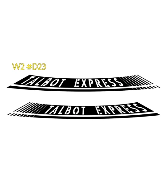 ~2 x Talbot Express With a Warped Design #D23