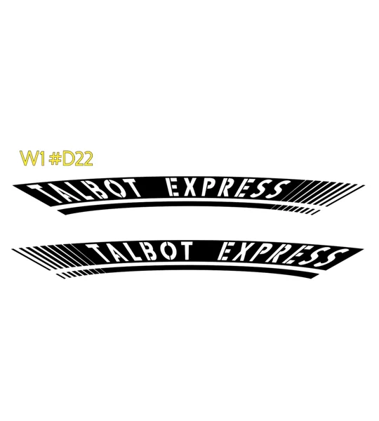 ~2 x Talbot Express With a Warped Design #D22