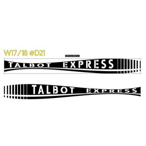 2 x Talbot Express With a Warped Design #D21