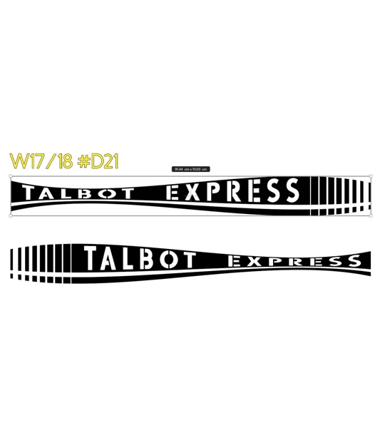 ~2 x Talbot Express With a Warped Design #D21