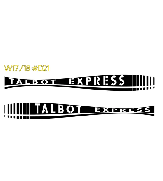 ~2 x Talbot Express With a Warped Design #D21