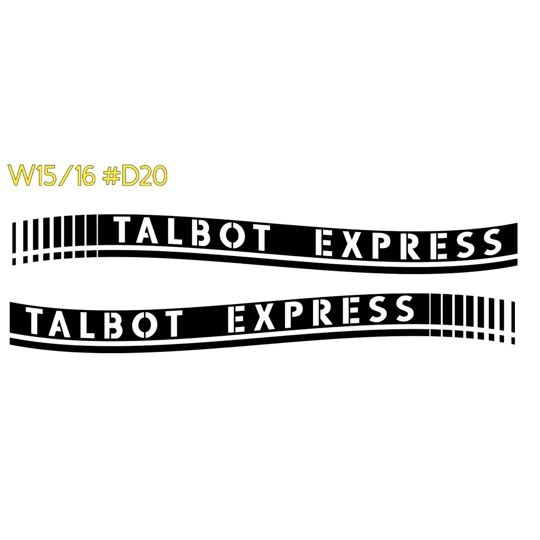 ~2 x Talbot Express With a Warped Design #D20