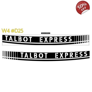 2 x Talbot Express With a Warped Design #D25