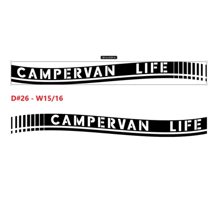 ~2 x Campervan Life With a Warped Design #D26