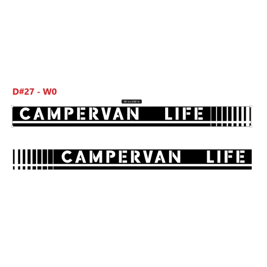 ~2 x Campervan Life Design #D27