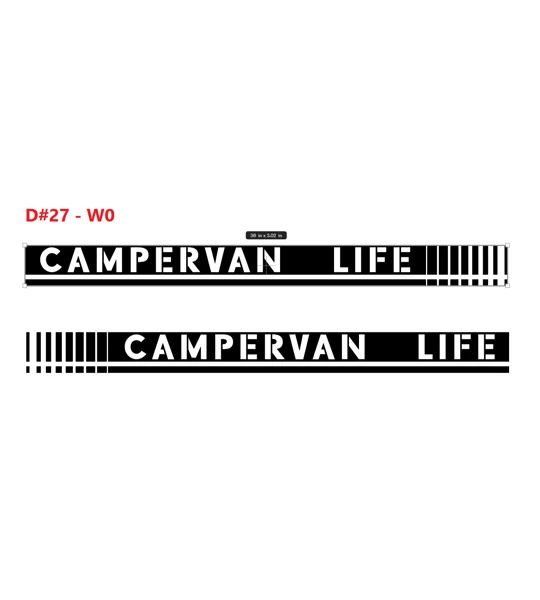 ~2 x Campervan Life Design #D27