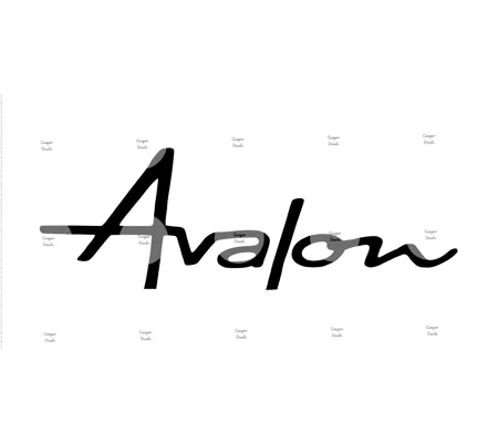 ~2 x Autohomes Avalon Vinyl Decal 16 Colors D2