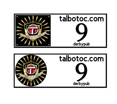 ~With Border 2 NEW, Vinyl Decal Members Numbers