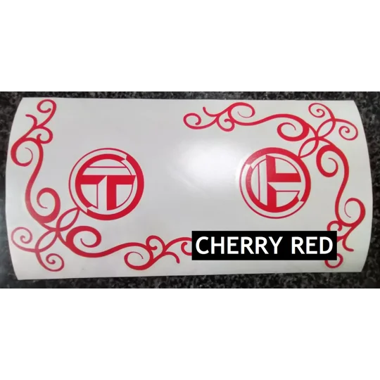 2 x Plain ELDDIS Decals 21 x 5cm