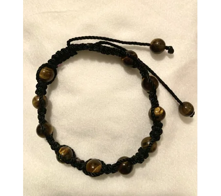 Tiger eye adjustable bracelet