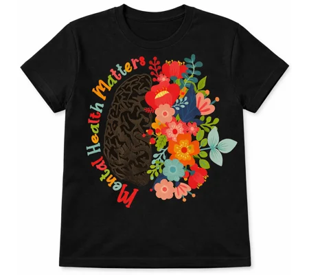 Mental health matters T-shirts Size( SM - 2XL)