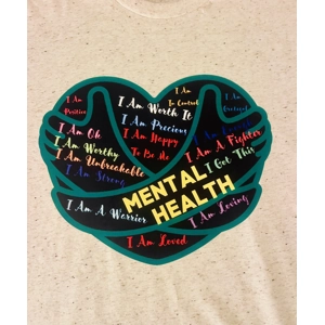 Hugs Help Heart (Mental Health) T-shirt, Size: SM-2XL