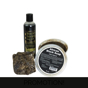 African Black Soap set