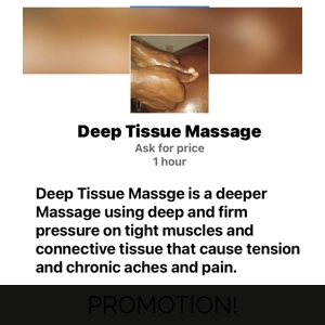 Deep tissue massage