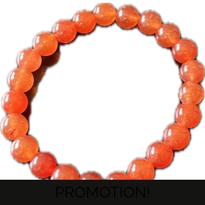 Carnelian stretch bracelet