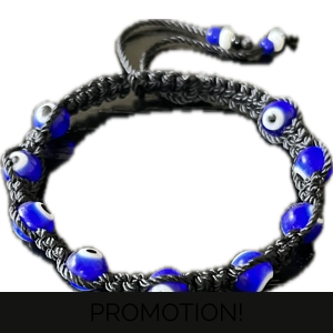 Evil eyes Macrame Bracelet