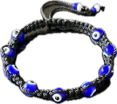 Evil eyes Macrame Bracelet