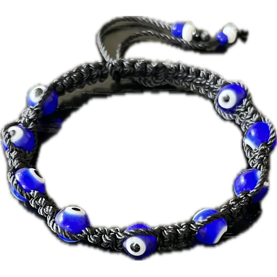 Evil eyes Macrame Bracelet