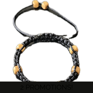 Wooden Macrame Bracelet