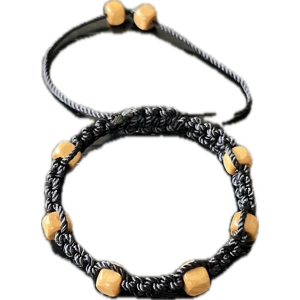 Wooden Macrame Bracelet