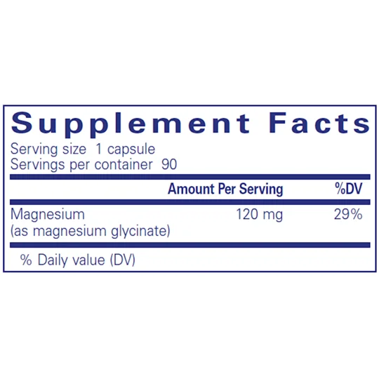 Pure Encapsulated Magnesium Glycinate