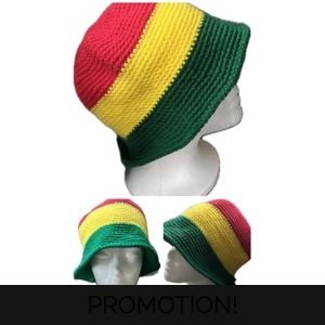 Rasta Bucket hat