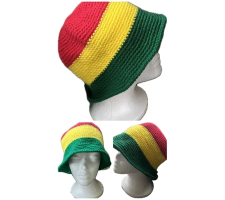 Rasta Bucket hat