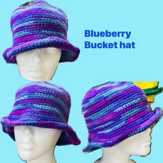 Blueberry bucket hat