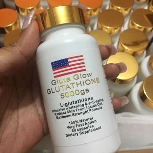 Gluta Glow Glutathione 5000gs whitening capsules EXP 09/2025