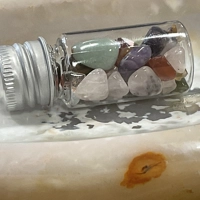 Miniature crystal bottle(plastic)