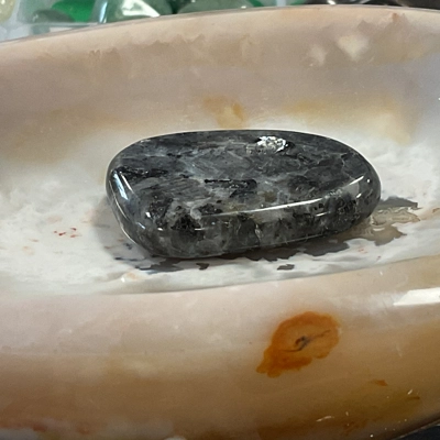 Larvakite Thumb stone Larvakite Thumb stone