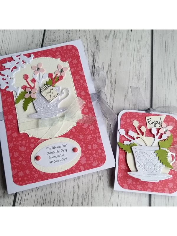 Notebook and teabag gift set