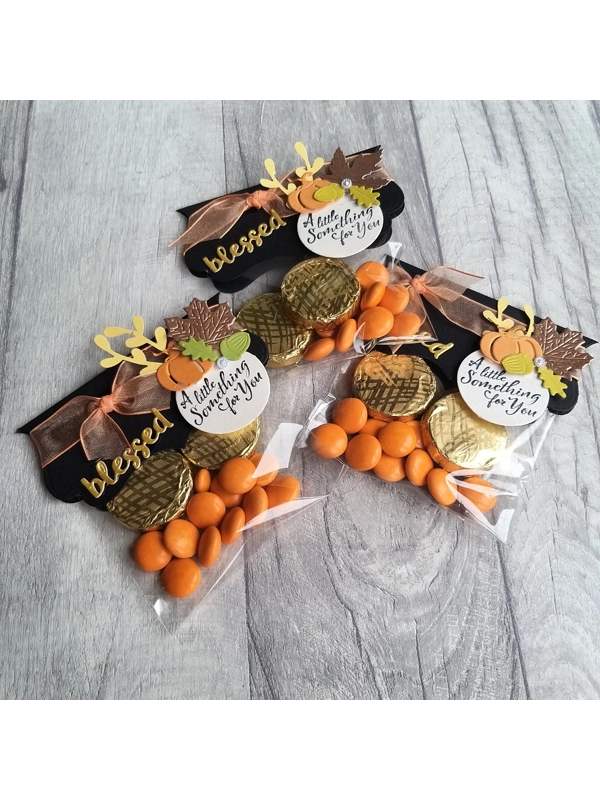 Pumpkin autumn / fall sweetie bags