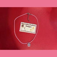 Rose flower With Leather pink Nec..