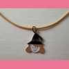 Witch Charm With Leathe..