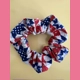 Patriotic Scrunchie Hair Accessories star Design