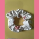 Bunny Rabbit scrunchie hair accessories pink flo..