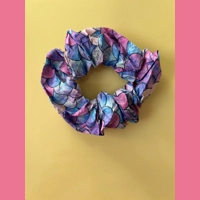 Mermaid scales Scrunchie hair acc..
