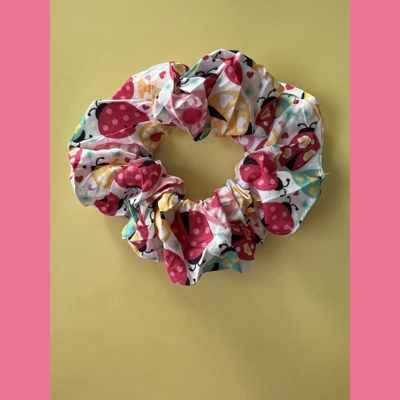 Ladybug Scrunchie hair accessories flower design Ladybug Scrunchie hair accessories flower design