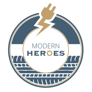 Modern Heroes Logo Sticker (External)