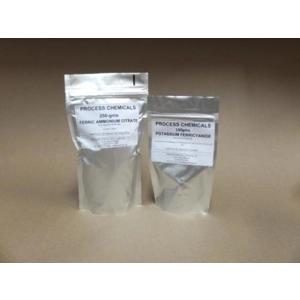Cyanotype Process Chemicals - 100gms Potassium Ferricyanide + 250gms Ferric Ammonium Citrate