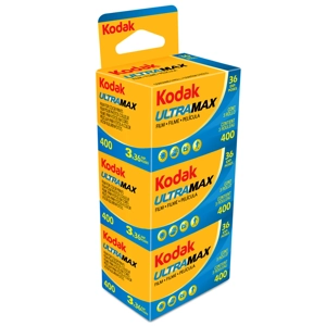 Kodak Ultra Max 400 135mm 36exp Pack of 3-rolls