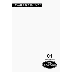 Savage Background Paper Super White -  3.56m x 32m
