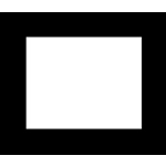 BLACK CARD MASKS 4 x 5'' - 6 x 7'' 10