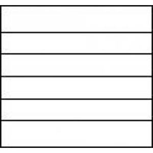 Secol Transparency Sleeve 6-Strip 35mm Divided 100