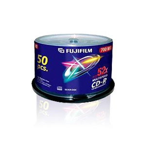 Fuji 700MB CD-R 50 on Spindle