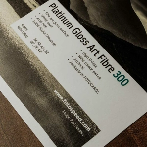 Platinum Gloss Art Fibre 300gsm A/2 25-Shts