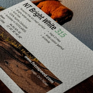 NT BRIGHT WHITE 315gsm 60'' x 15m - Roll