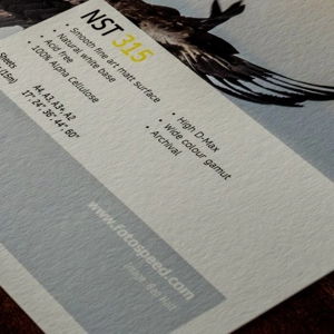 NATURAL SOFT TEXTURED 315gsm 17'' x 15m Roll