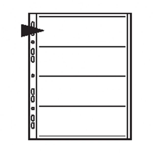Acetate Negative Inserts 120mm 4-Strip 25-Pack OUT OF STOCK